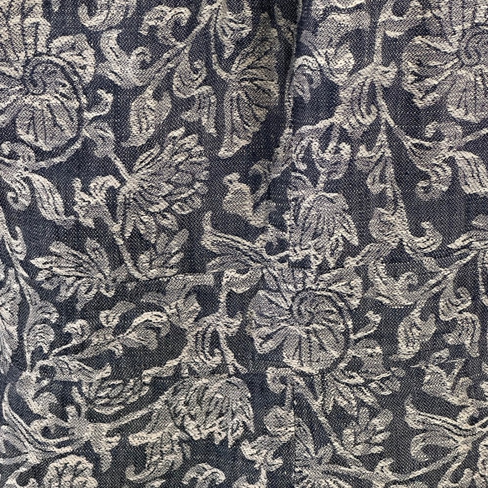 Textured Tencel Linen Floral Jacquard Jacket‎ Boxy Fit Button Front Minimalist - Picture 7 of 16